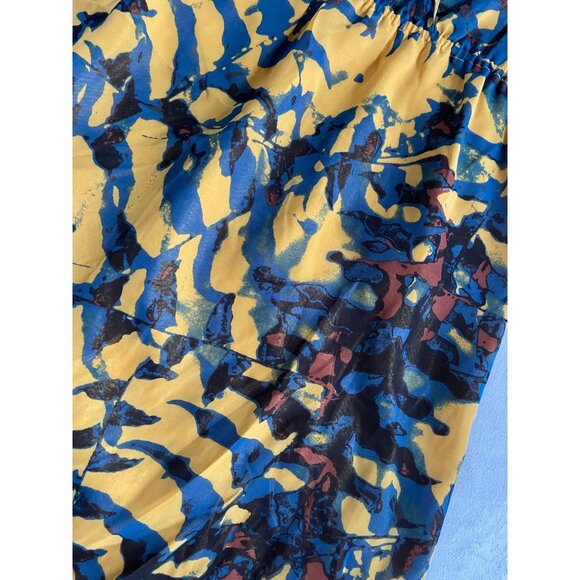 Mac + Jac Abstract Dress Flutter Sleeves Size M Whimsigoth - Picture 12 of 12